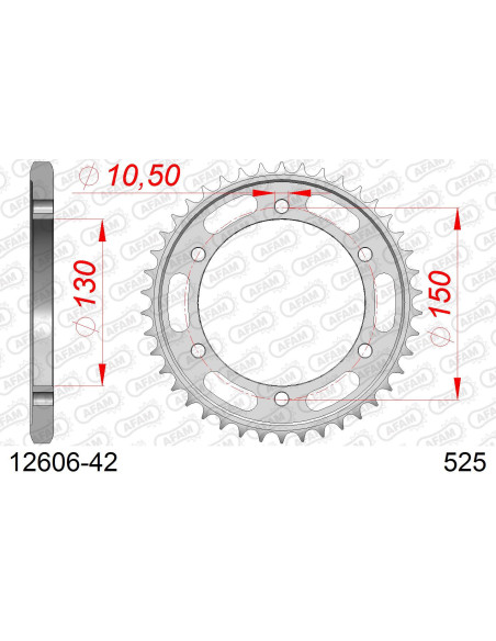 Kit chaîne acier RUB YAMAHA TDM 900 ABS   
