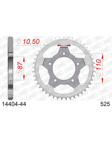 Kit chaîne acier SUZUKI GSX 400 F 1988-1990   