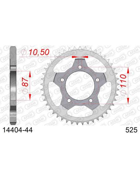 Kit chaîne acier SUZUKI GSX 400 R 1990-1995   
