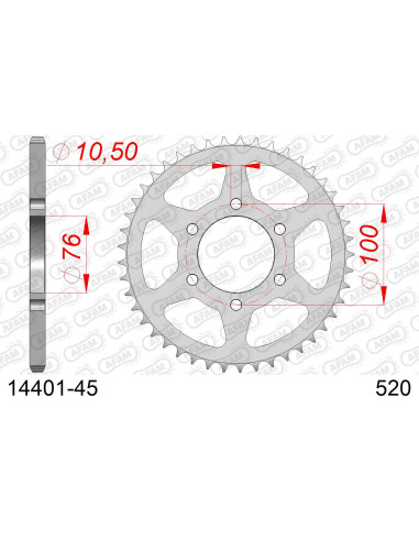 Kit chaîne acier SUZUKI DR 500 R 1981-1983   
