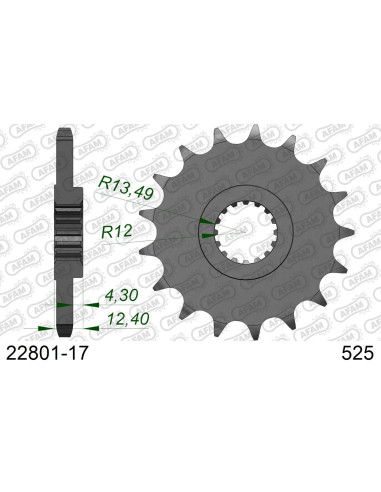 Kit chaîne alu SUZUKI GSXR 1000 2017-2022   