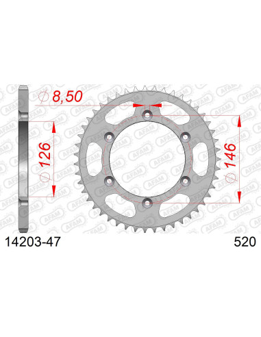 Kit chaîne acier KAWASAKI KLX 400 R 2003-2004   