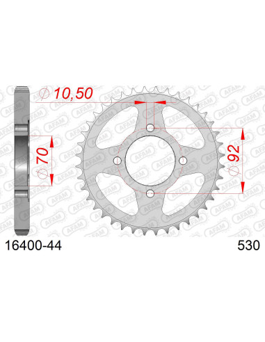 Kit chaîne acier KAWASAKI Z 440 C1-2,H1-2 1980-1983   