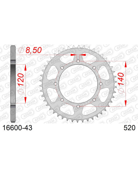 Kit chaîne acier KAWASAKI KLR 650 USA 2006-2014   