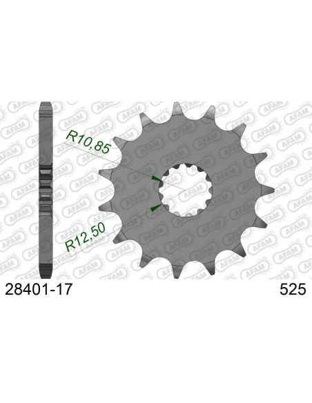 Kit chaîne acier KAWASAKI ZX10-R/RR 2021-2022   
