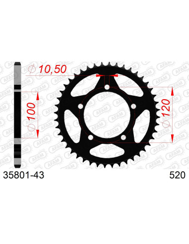 Kit chaîne acier APRILIA RS 660 2020-2022   