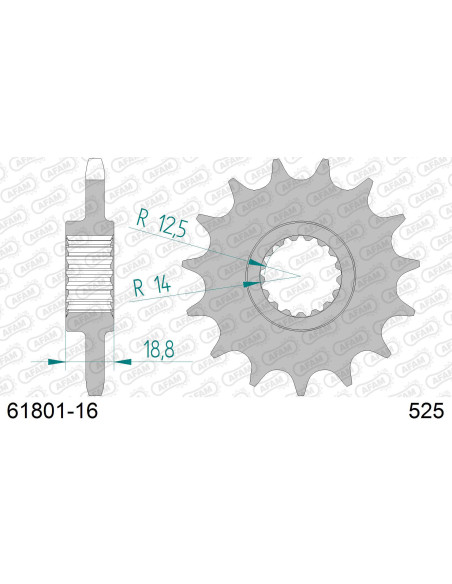 Kit chaîne alu APRILIA RSV4 1100 FACTORY 2019-2022   