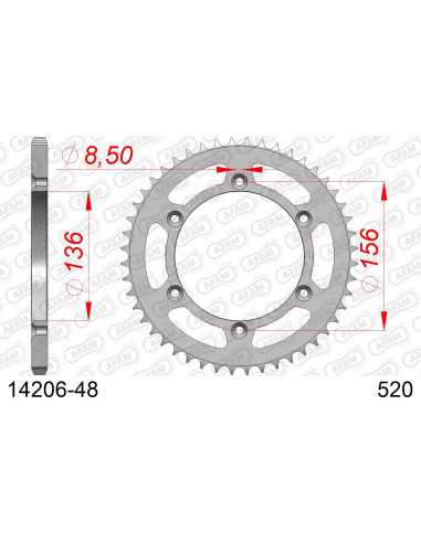 Kit chaîne acier SHERCO SE 300 2021-2023   