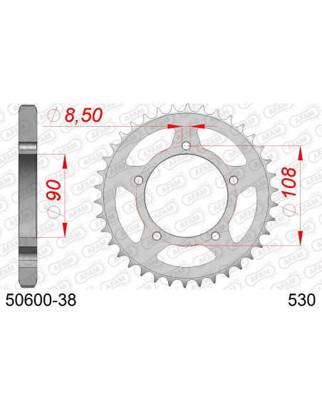 Kit chaîne acier DUCATI MH 900 E 2000-2001   