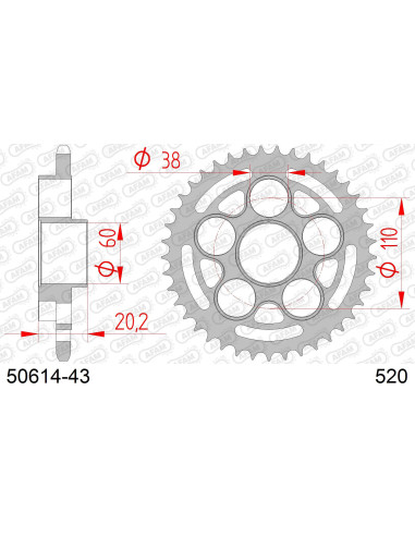 Kit chaîne acier DUC HYPERMOTARD 950 2019-2022   