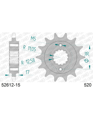 Kit chaîne alu DUCATI 900 MONSTER 2002   