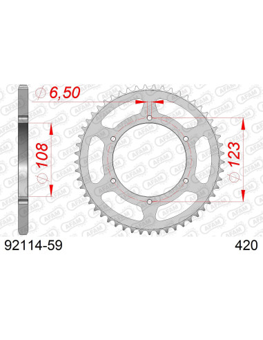 Kit chaîne acier GILERA SMT 50 2018-2020   