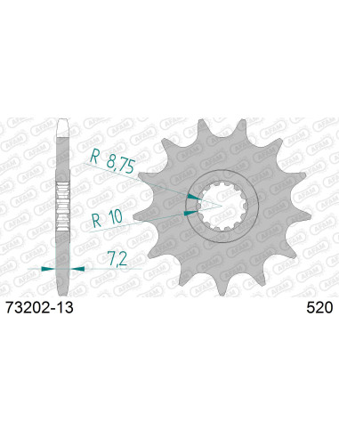 Kit chaîne alu KTM 125 DUKE/STING 1997-1998   