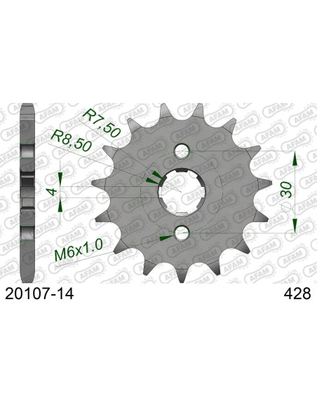 Kit chaîne acier KYMCO SPIKE 125 2000-2006   