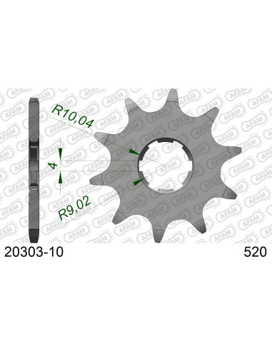 Kit chaîne alu MONTESA 315 R 2001-2004   