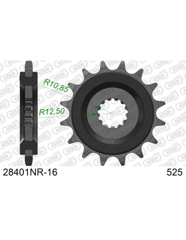 Kit chaîne acier OEM TRIUMPH 765 STREET TRIPLE 2017-2022   