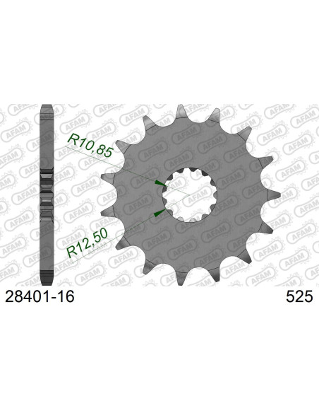 Kit chaîne acier TRIUMPH TIGER 900 2021-2023   