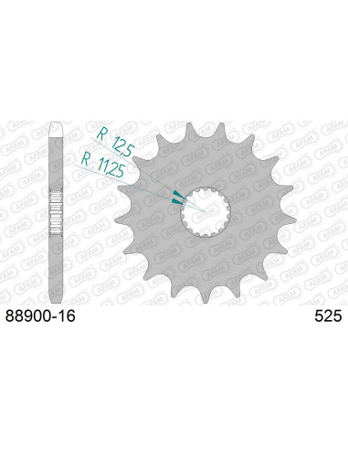 Kit chaîne acier TRIUMPH 1200 SPEEDTWIN 2019-2023   