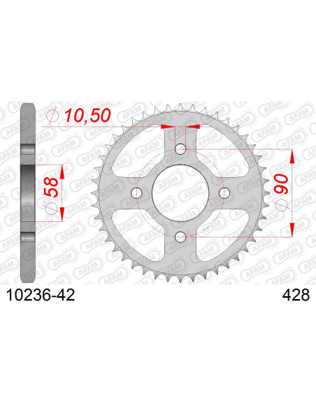 Kit chaîne acier BULLIT 125 HUNT S 2017-2018   