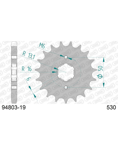 Kit chaîne acier LAVERDA SF 1000 1985-1986   