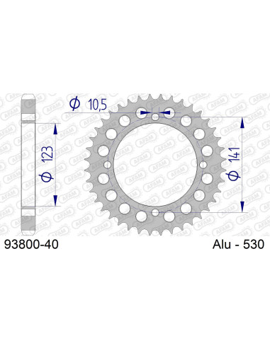 Kit chaîne acier LAVERDA SF 1000 1985-1986   