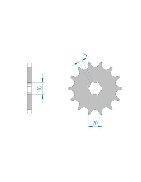 Kit chaine DID  ALU JCM 233/333 TAMBOUR 1988 à 1988