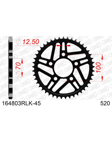 Kit chaîne acier RACE BMW S 1000 R Forged Wh 2017-2020   