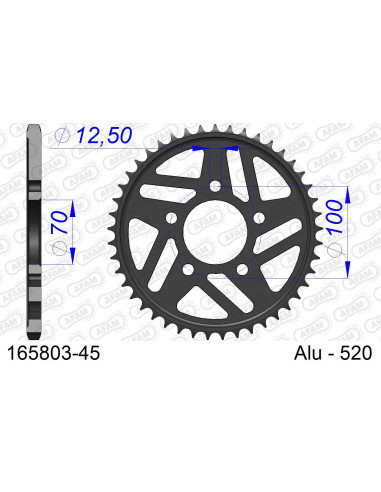 Kit chaîne alu RACE BMW S 1000 RR FORGED WH 2014-2018   