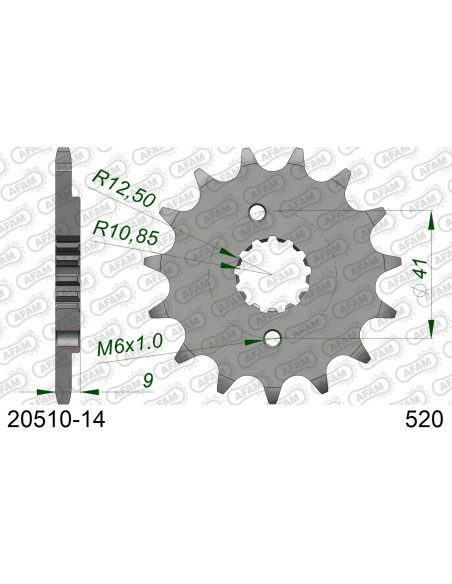 Kit chaîne acier MASH X-RIDE 650 2020-2021   