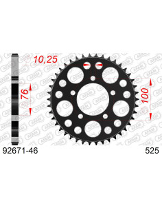 Kit chaîne acier BENELLI IMPERIALE 400 2018-2021    2
