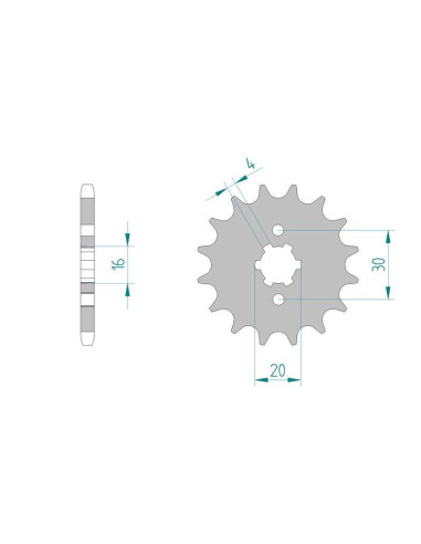Kit chaine DID  ACIER KAWASAKI KMX 125   B10,B11,B12 1999 à 2001