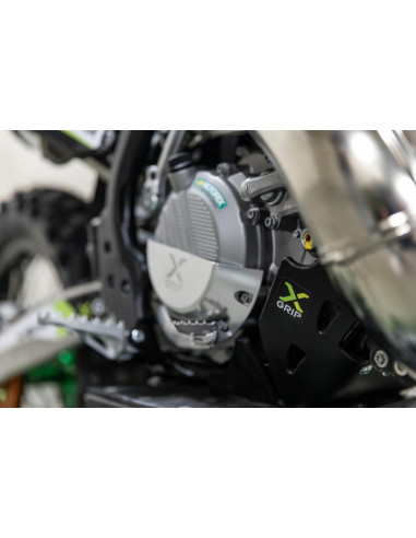 Protection Carter Embrayage Ktm/Hsq - Argent X-Grip 