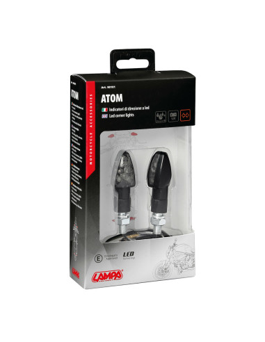 Atom, Clignotants - 12V Led - Noir Lampa