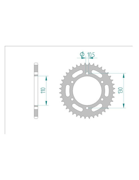 Kit chaine DID  ACIER KAWASAKI NINJA 300 R ABS   BDF,BEF 2013 à 2014