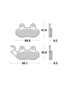 Plaquettes de freins AP RACING 2