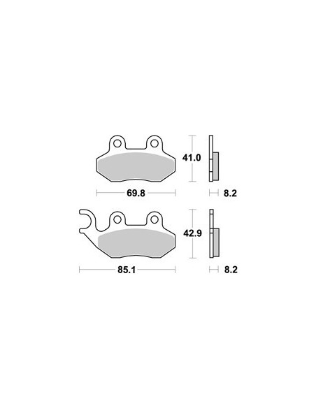 Plaquettes de freins AP RACING
