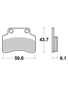 Plaquettes de freins AP RACING 2