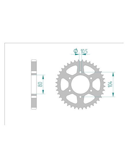 Kit chaine DID  ACIER KAWASAKI GPZ 550   H1-2 1982 à 1983