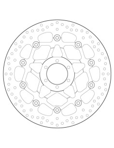 Disque de frein BREMBO Série Oro Flottant - 78B408B8 2
