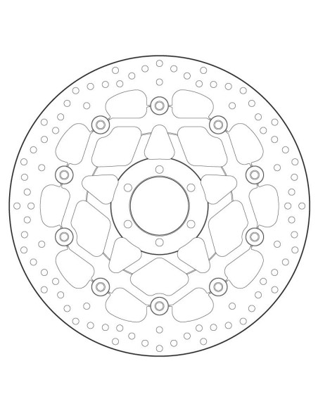 Disque de frein BREMBO Série Oro Flottant - 78B408B8