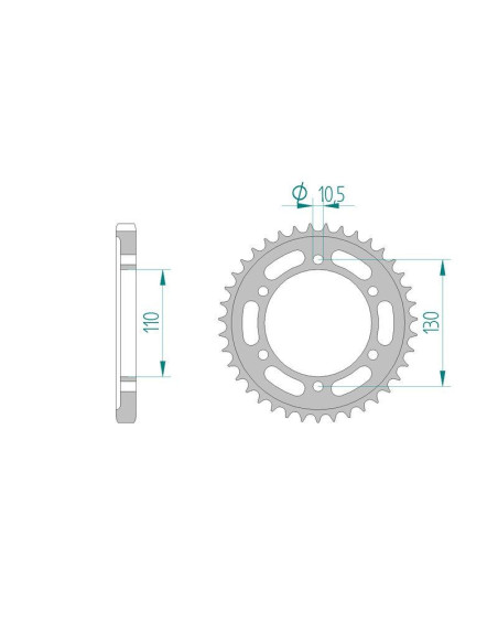 Kit chaine DID  ACIER KAWASAKI GPX 600 R   C1-10 1988 à 1997