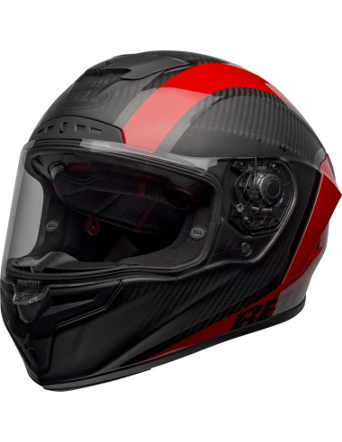 Casque BELL Race Star Flex DLX Tantrum 2 - Gris/Rouge