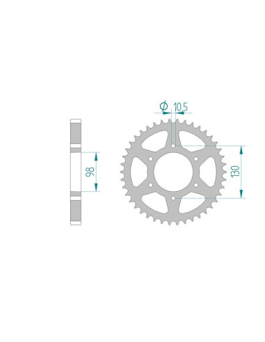 Kit chaine DID  ACIER KAWASAKI Z 900   Z1,Z1A,Z1B 1973 à 1975