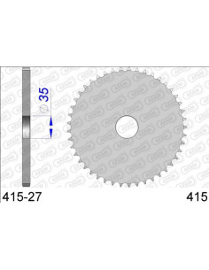 Couronne / Frette en Aluminium 415 2