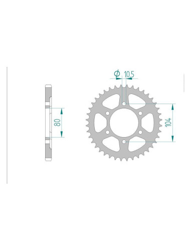 Kit chaine DID  ACIER KAWASAKI Z 1000   ABS   GEF ZR 1000 2014 à 2014
