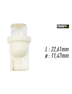 AMPOULE TEMOIN BLANCHE SANS CULOT W2,1x9,5D/W5W-T10 12V0.29W