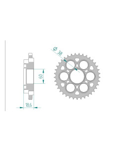 AFAM COURONNE ALU au pas de 525 D 1098 STRA
