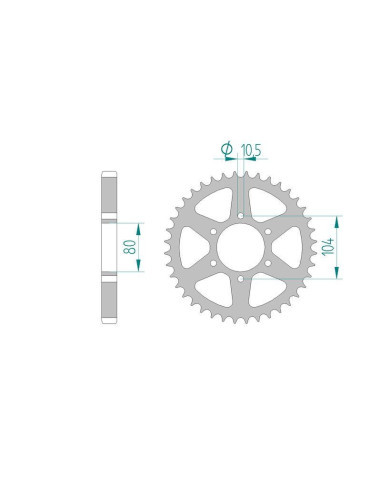 Kit chaine DID  ACIER KAWASAKI GPZ 1100   B2 1982 à 1982