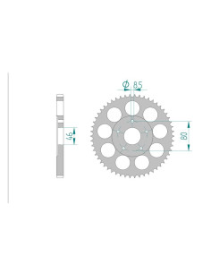 AFAM COURONNE ALU au pas de 428