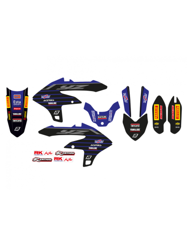 Kit déco BLACKBIRD Yamaha Factory Racing 22